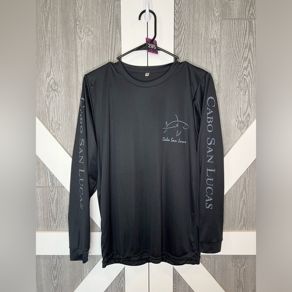 295. Cabo San Lucas Crew Long Sleeve Shirt size small “CH” in Spanish - Picture 1 of 6